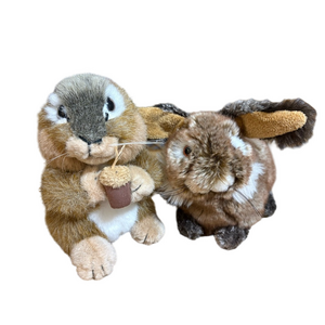 🌸3 For $30🌸Plush Brown Squirrel And Bunny Toy